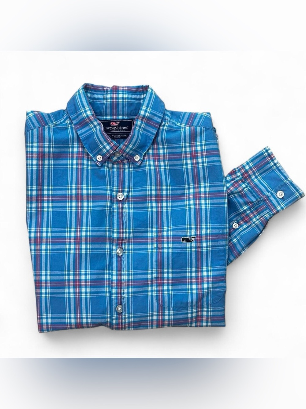 Vineyard Vines Plaid Long Sleeve Unisex M
